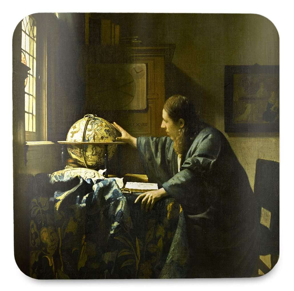 Podkładka pod kubek Astronom Jan Vermeer