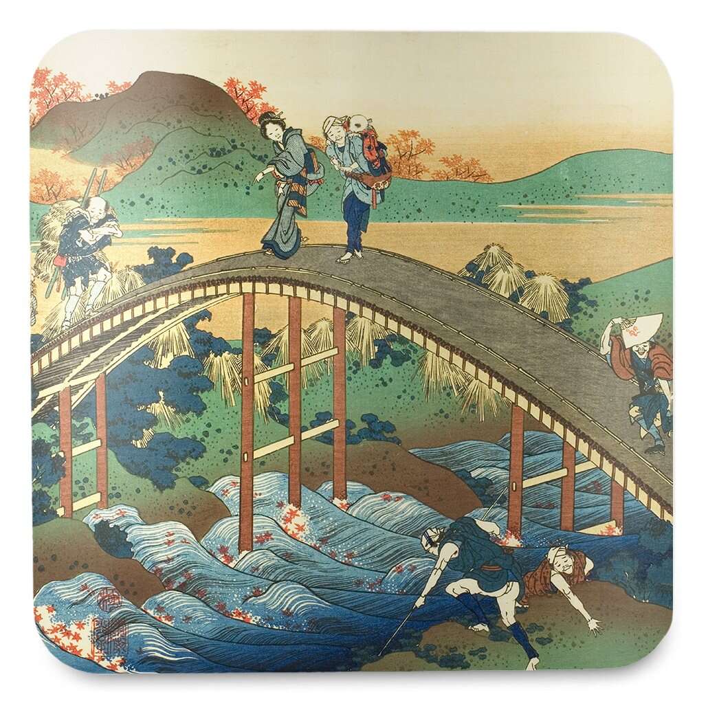 Podkładka pod kubek Ariwara no Narihira Katsushika Hokusai