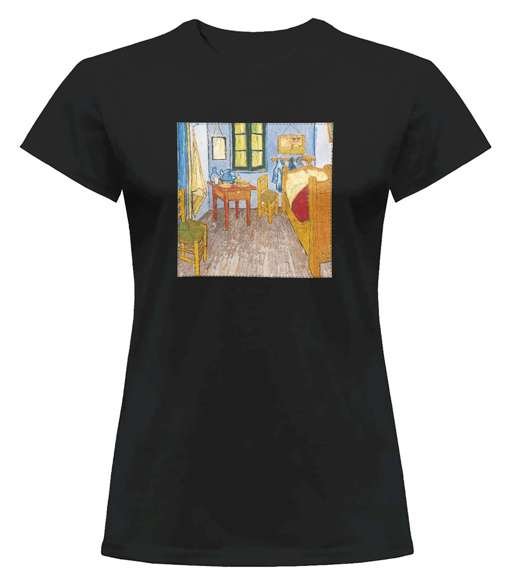 Bluzka damska z naszywką Bedroom Vincent van Gogh