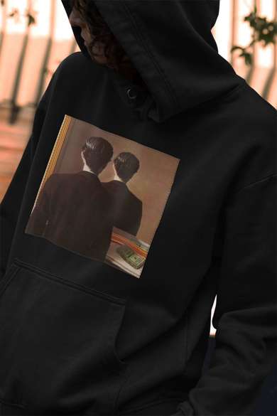 Bluza z naszywką Nie reprodukować René Magritte