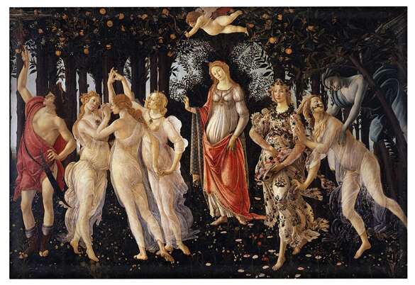 Magnes La primavera (Wiosna) Sandro Botticelli