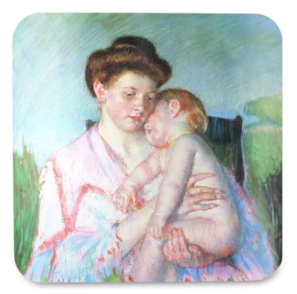 Podkładka pod kubek Śpiące niemowlę Mary Cassatt