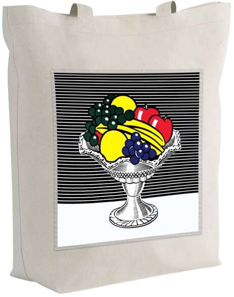 Torba z naszywką Still life with crystal bowl Roy Lichtenstein