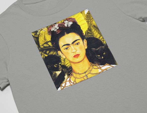 Koszulka z naszywką Frida Kahlo