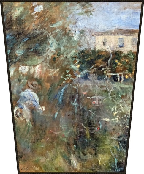 Ekran Kobieta w ogrodzie Berthe Morisot