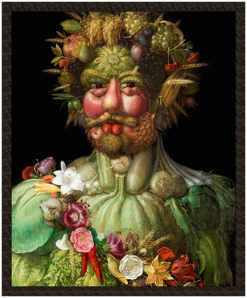 Naszywka Portret Rudolfa II Giuseppe Arcimboldo