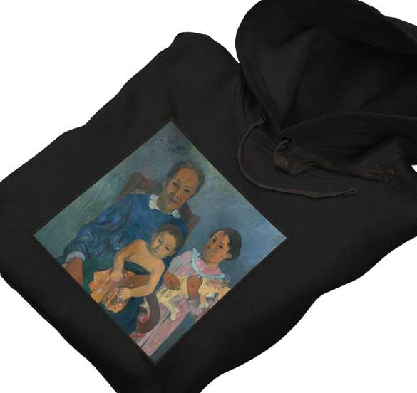 Bluza z naszywką Polinezyjska kobieta z dziećmi Paul Gauguin