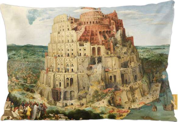Poduszka Wieża Babel Pieter Bruegel starszy