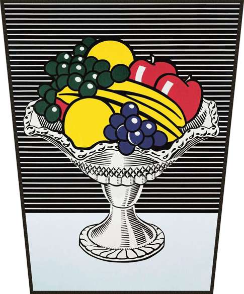 Ekran Still life with crystal bowl Roy Lichtenstein