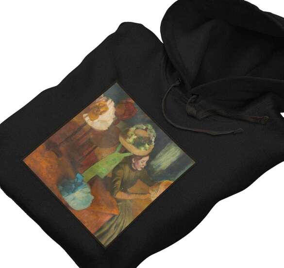 Bluza z naszywką Sklep z kapeluszami Edgar Degas