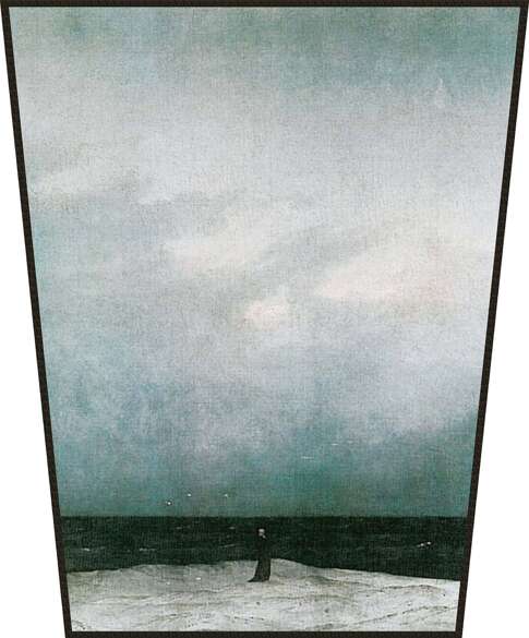 Ekran Mnich na brzegu morza Caspar David Friedrich