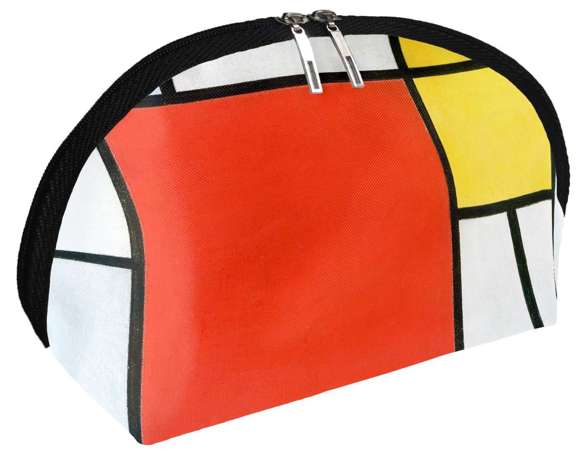 Kosmetyczka Kompozycja w czerwieni, żółci, błękicie i czerni Piet Mondrian