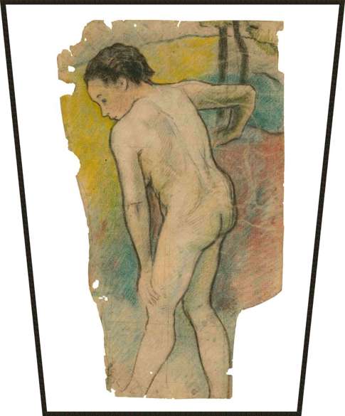 Ekran Breton Kąpiący się Paul Gauguin