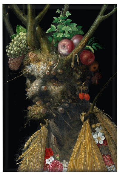 Magnes Cztery pory roku w jednej głowie Giuseppe Arcimboldo