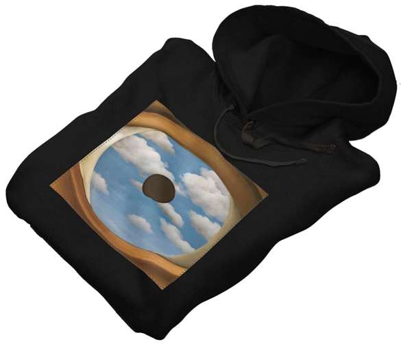 Bluza z naszywką Fałszywe Lustro René Magritte