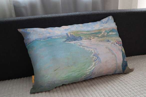 Poduszka Plaża w Pourville Claude Monet