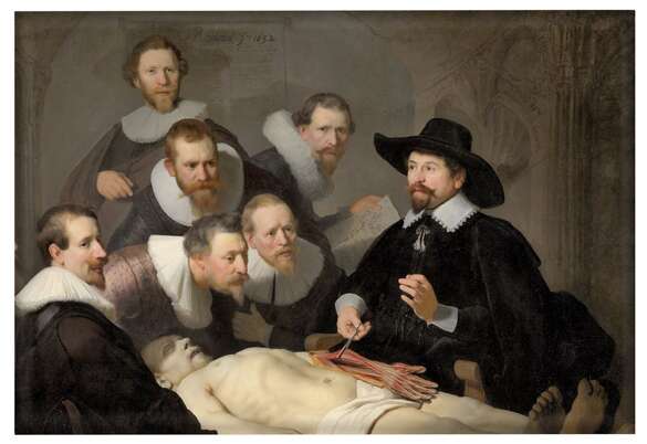 Magnes Lekcja anatomii doktora Tulpa Rembrandt