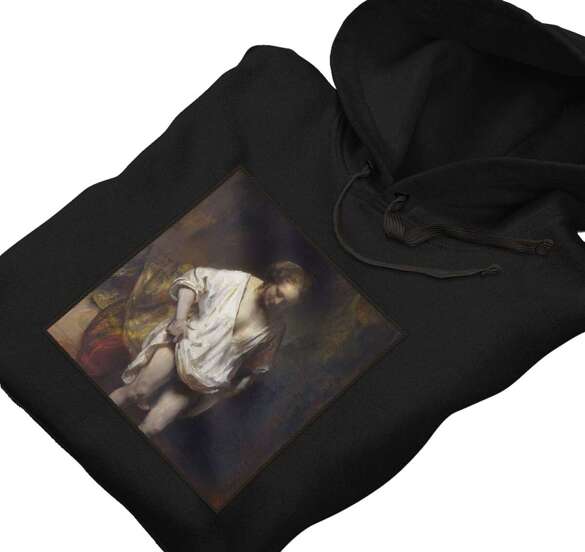 Bluza z naszywką Hendrickje kąpiąca się w rzece Rembrandt