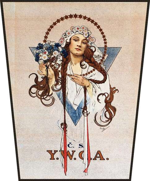 Ekran Plakat C.S./ Y.W.C.A Alfons Mucha