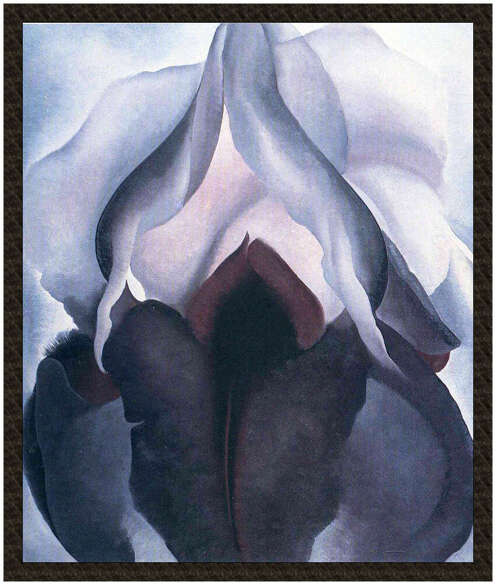 Naszywka Czarna Iris III Georgia O’Keeffe