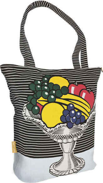 Torba na ramię shopper Still life with crystal bowl Roy Lichtenstein