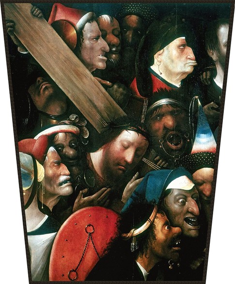 Ekran Chrystus dźwigający krzyż Hieronim Bosch