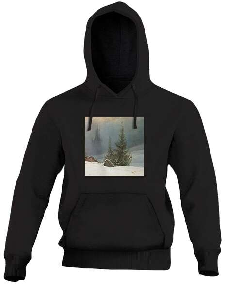 Bluza z naszywką Pejzaż zimowy Caspar David Friedrich