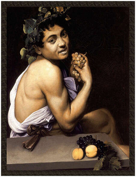 Naszywka Chory Bachus Caravaggio