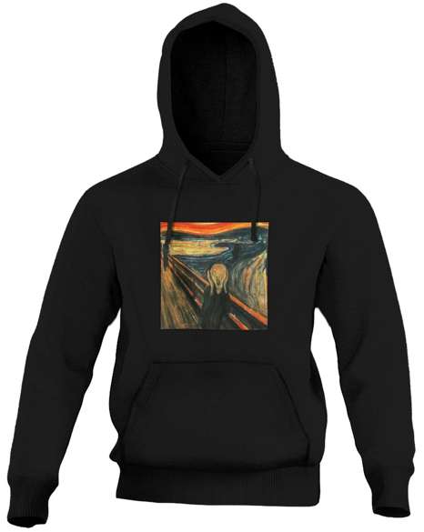 Bluza z naszywką Krzyk Edvard Munch