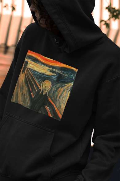 Bluza z naszywką Krzyk Edvard Munch