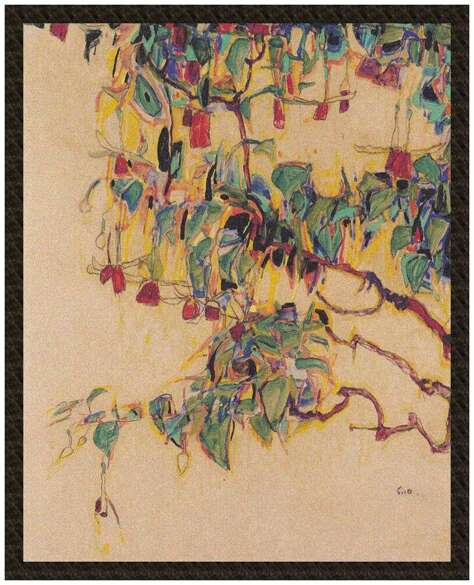 Naszywka Fuchsia Branches (Sun Tree) Egon Schiele