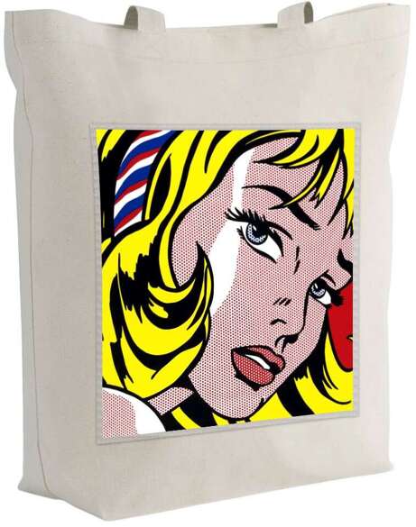 Torba z naszywką Girl with Hair Ribbon Roy Lichtenstein