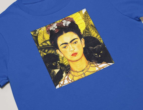 Koszulka z naszywką Frida Kahlo