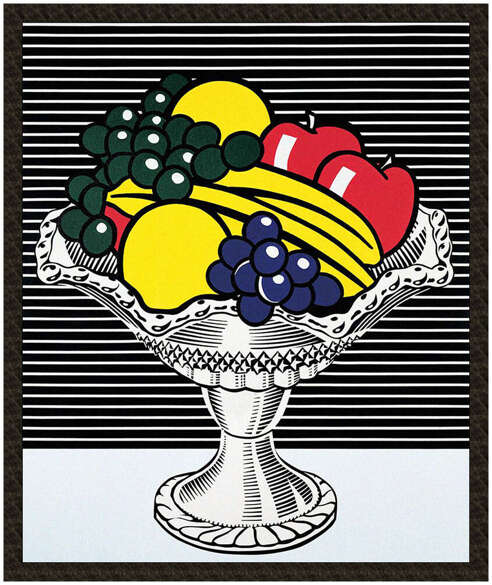 Naszywka Still life with crystal bowl Roy Lichtenstein