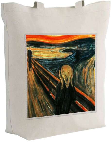 Torba z naszywką Krzyk Edvard Munch