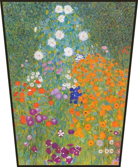 Ekran Flower garden Gustav Klimt