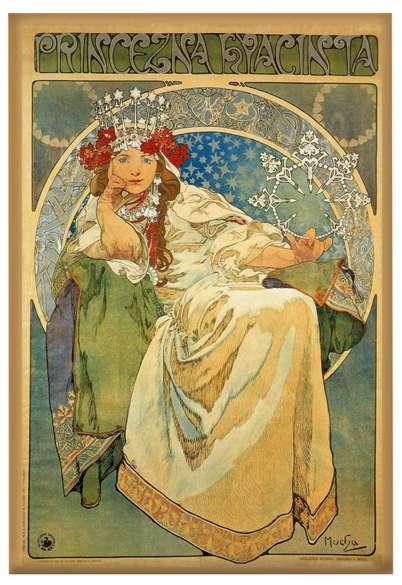 Magnes Princess Hyacinth Alfons Mucha