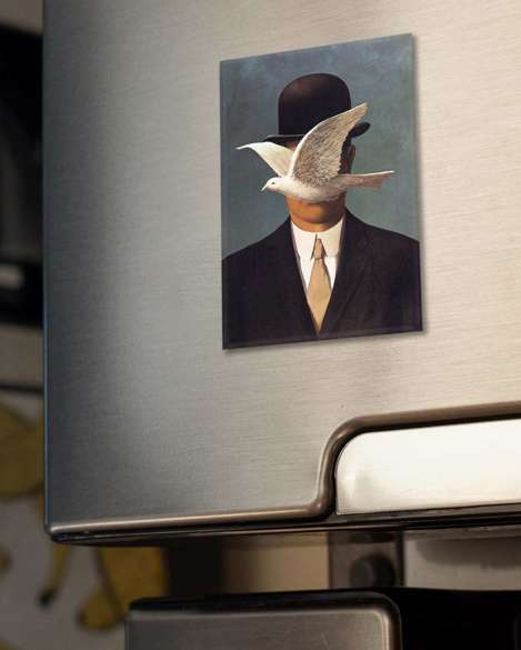 Magnes Mężczyzna w meloniku René Magritte