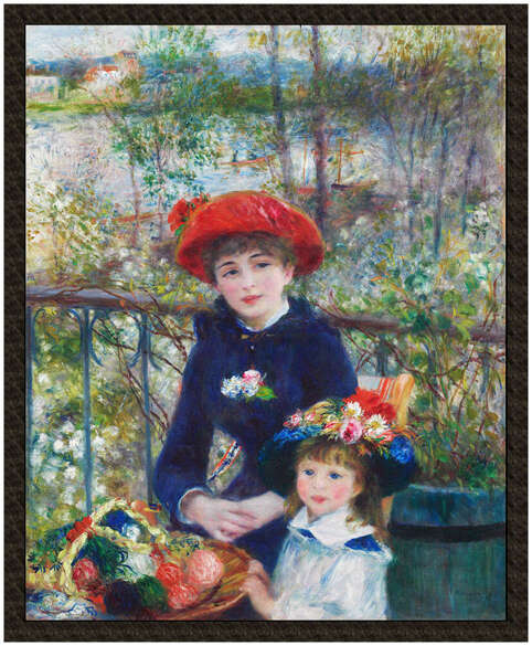 Naszywka Dwie siostry (na tarasie) Pierre-Auguste Renoir