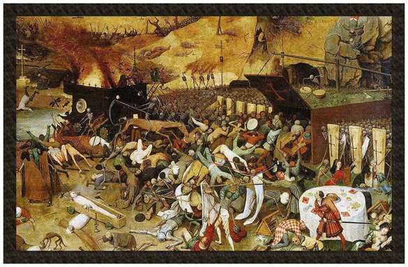 Naszywka Triumf śmierci Pieter Bruegel starszy