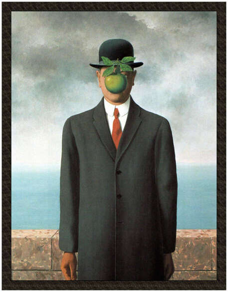 Naszywka Syn człowieczy René Magritte