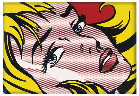 Magnes Girl with Hair Ribbon Roy Lichtenstein