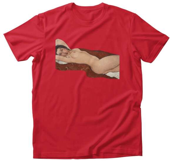 Koszulka Leżący akt Amedeo Modigliani