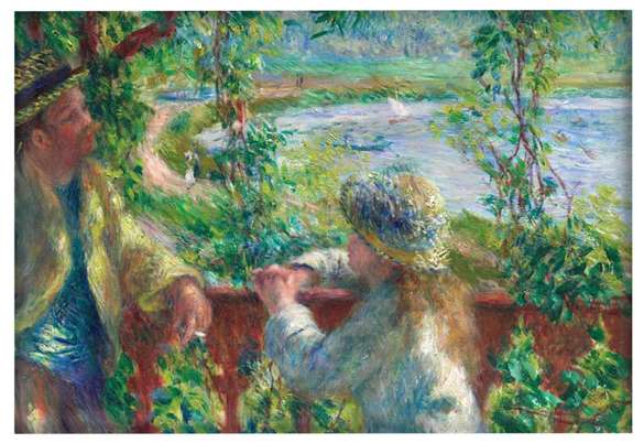 Magnes Blisko jeziora Pierre-Auguste Renoir