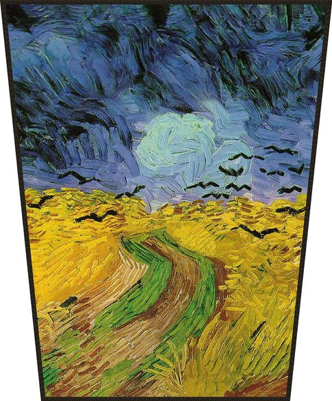 Ekran Pole pszenicy z krukami Vincent Van Gogh