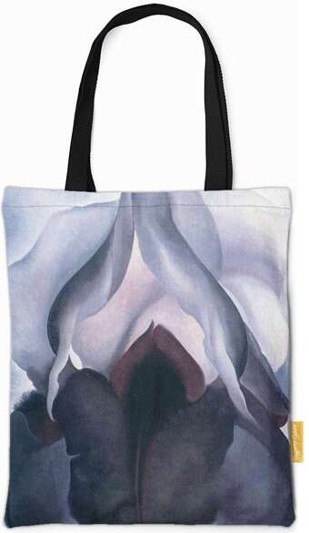 Torba na ramię Czarna Iris III Georgia O’Keeffe