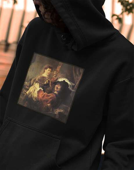 Bluza z naszywką Autoportret z Saskią Rembrandt