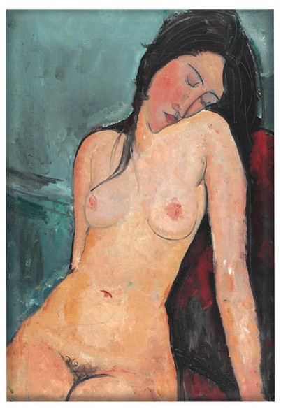 Magnes Naga Kobieta Amedeo Modigliani