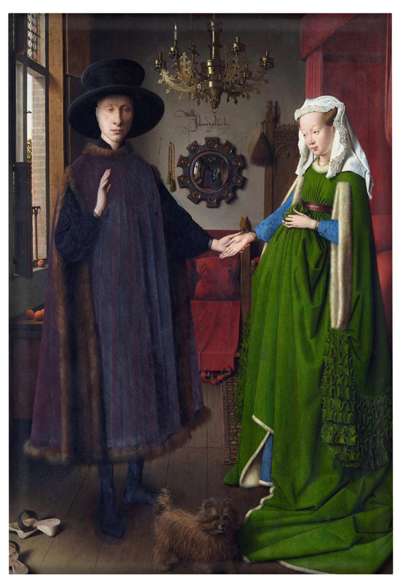 Magnes Portret małżonków Arnolfinich Jan Van Eyck