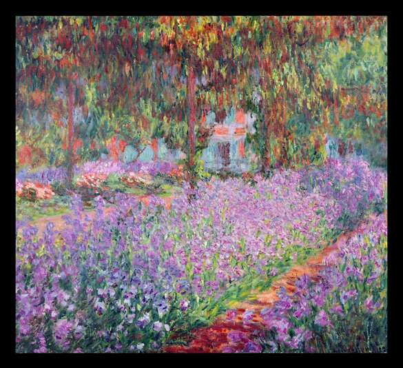 Naszywka Ogród artysty w giverny Claude Monet